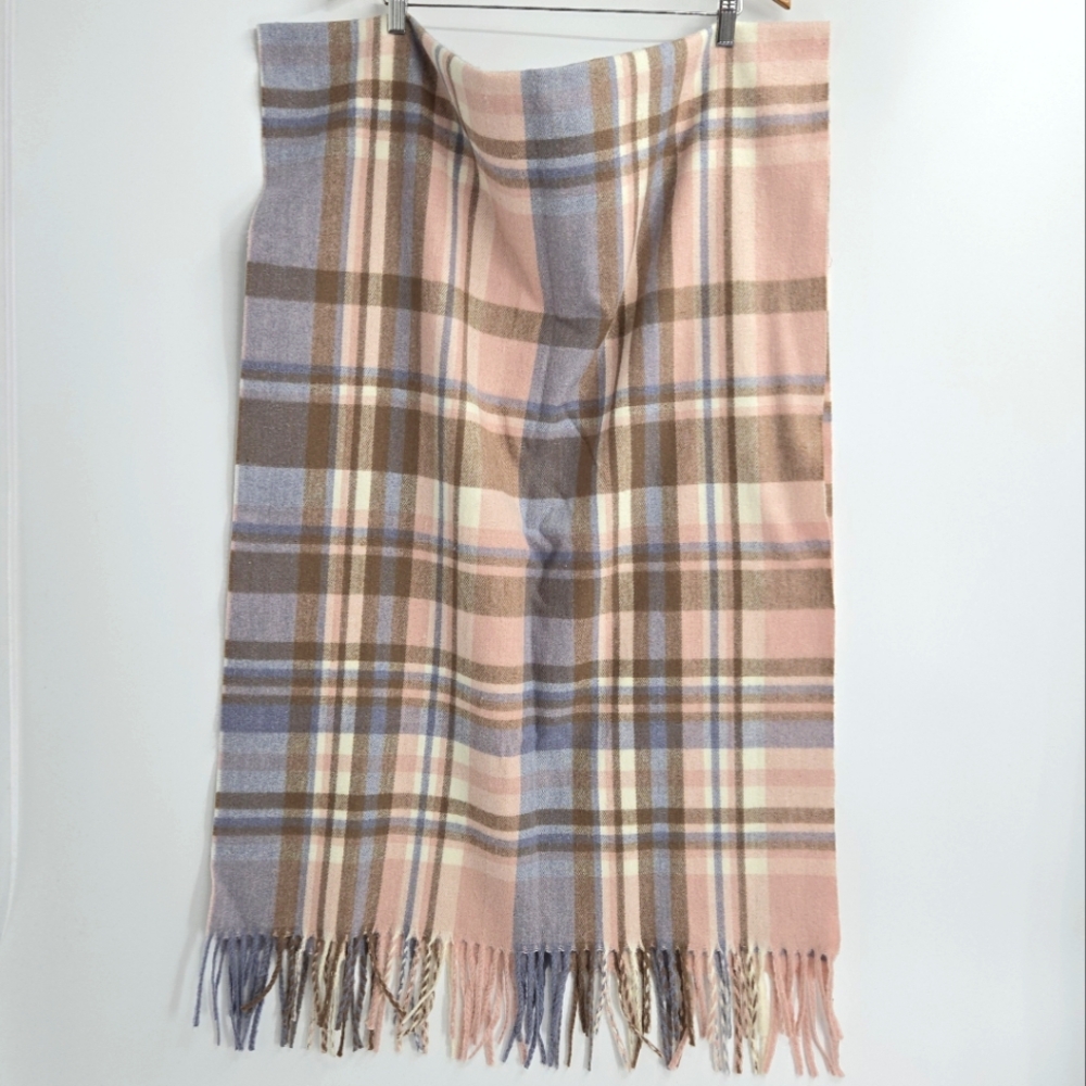 Pretty‎ Pink Plaid Scarf - Picture 3 of 10